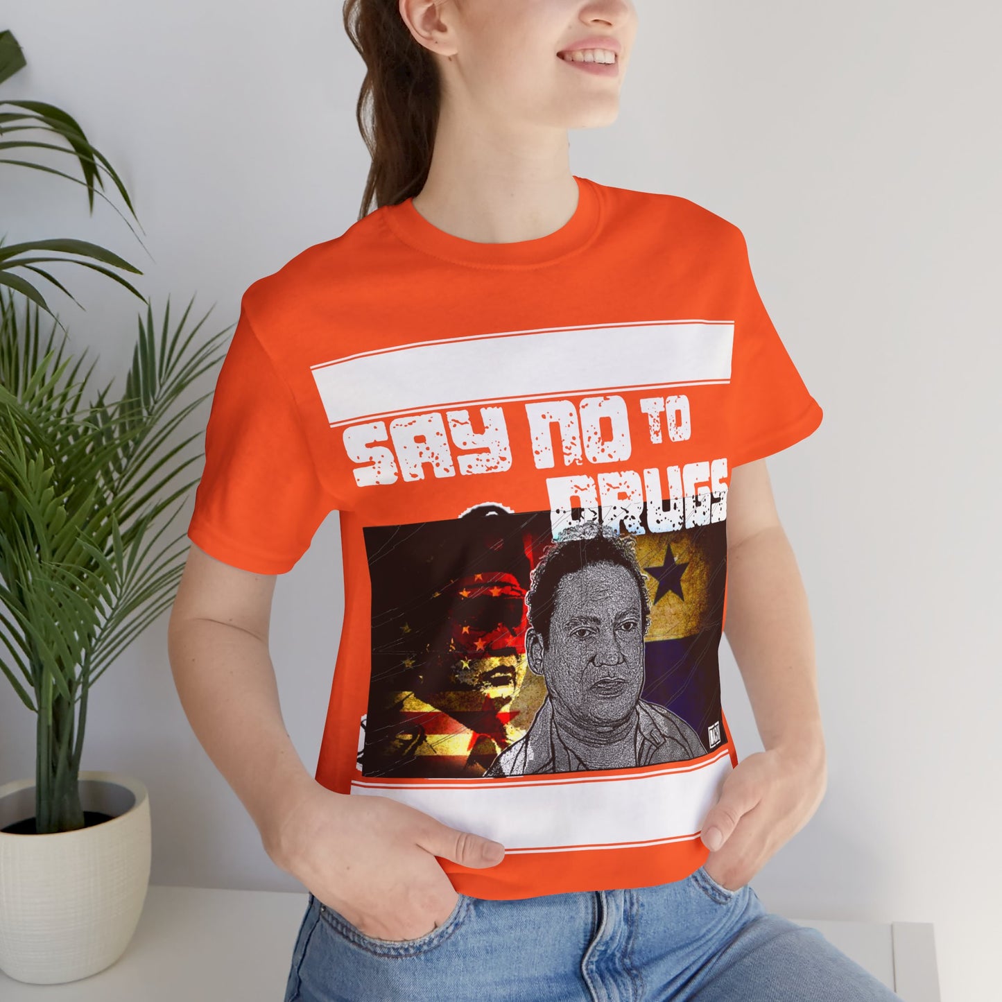 Unisex T-Shirt Manuel Noriega Say No To Drugs