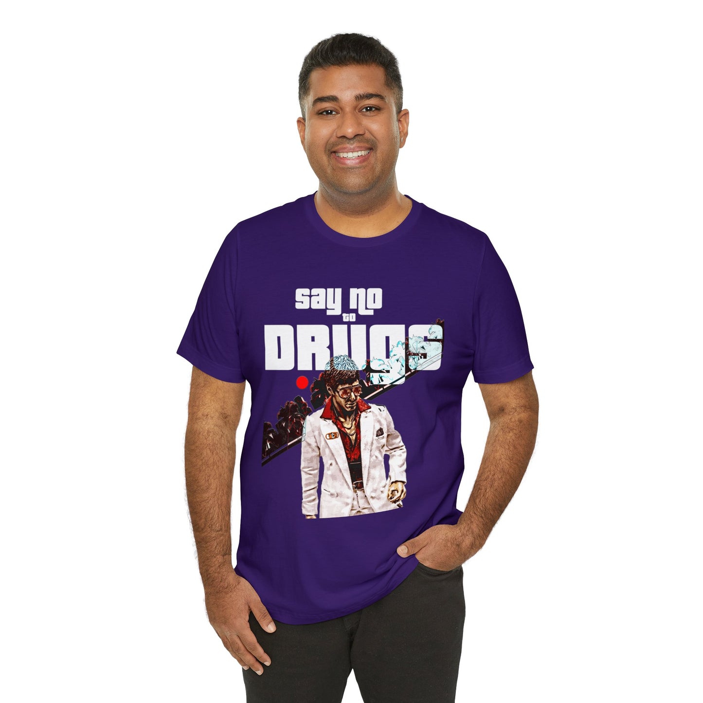 Unisex T-shirt Say No To Drugs Scarface 2