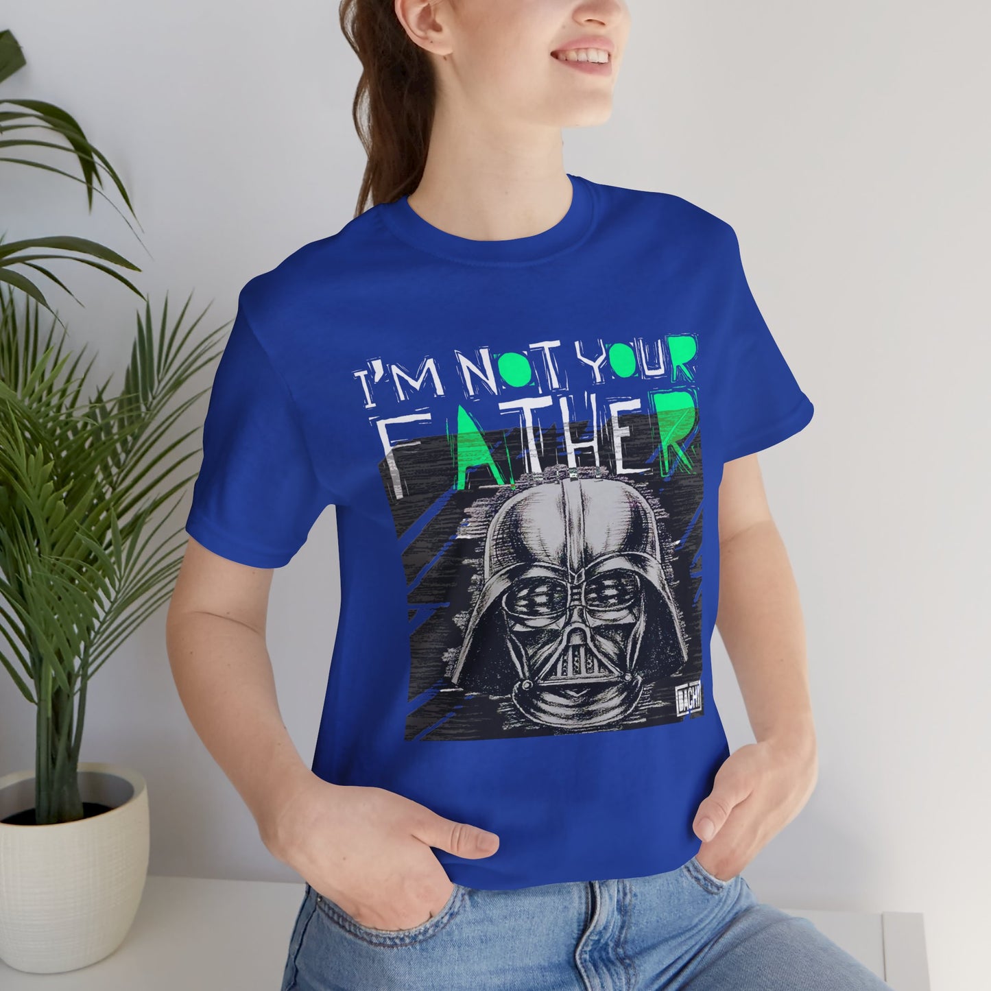 Unisex T-shirt Bachi Not Your Father Darth Vader