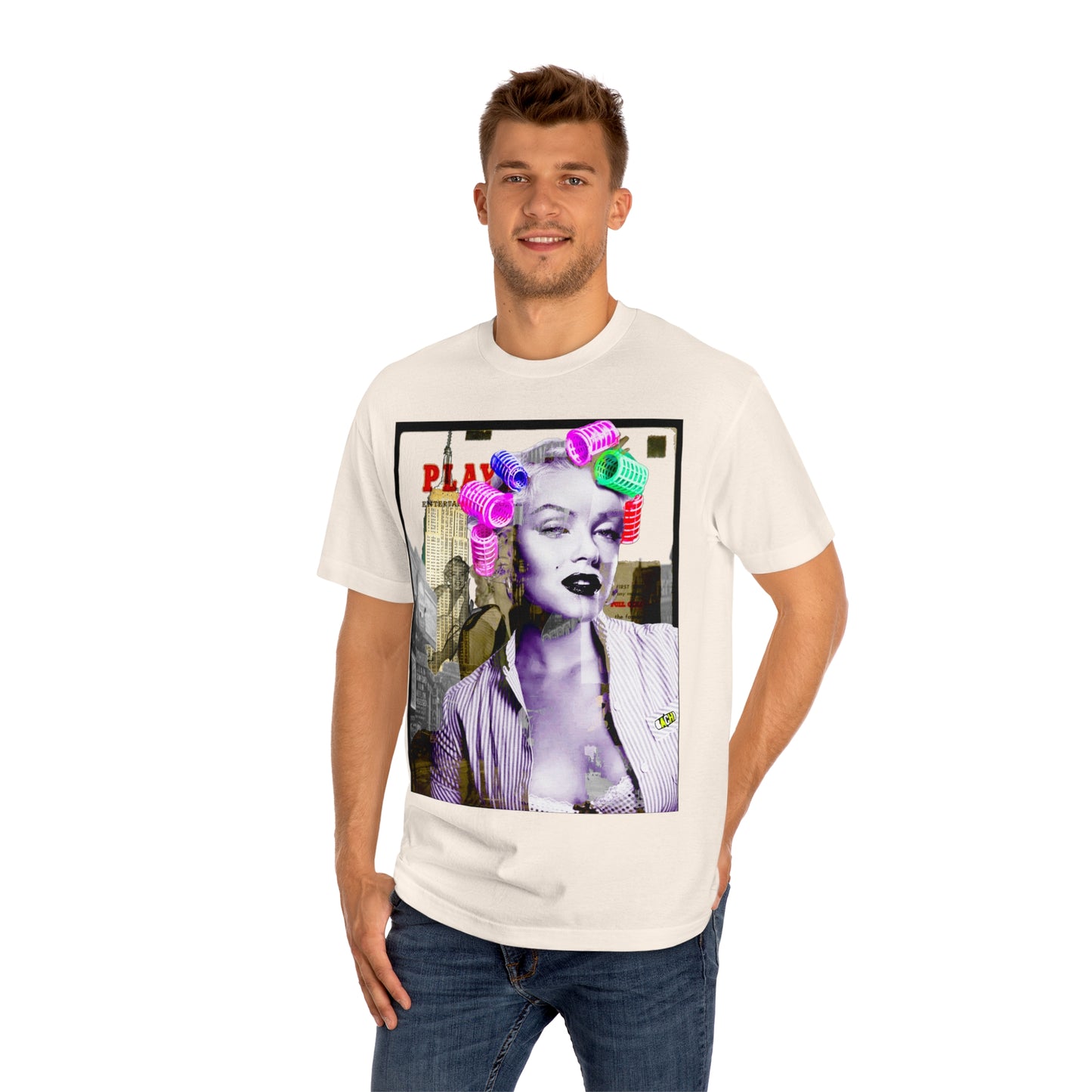 Unisex T-shirt Marilyn Monroe Rollers