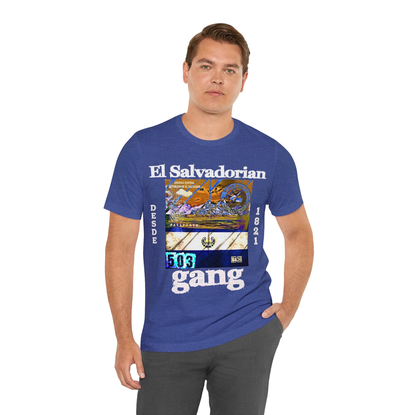 Unisex T-shirt El Salvadorian Gang Rep Your Country