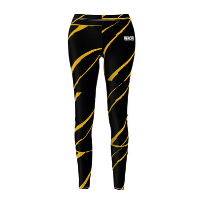 Women's Casual Leggings Bachi Black And Yellow