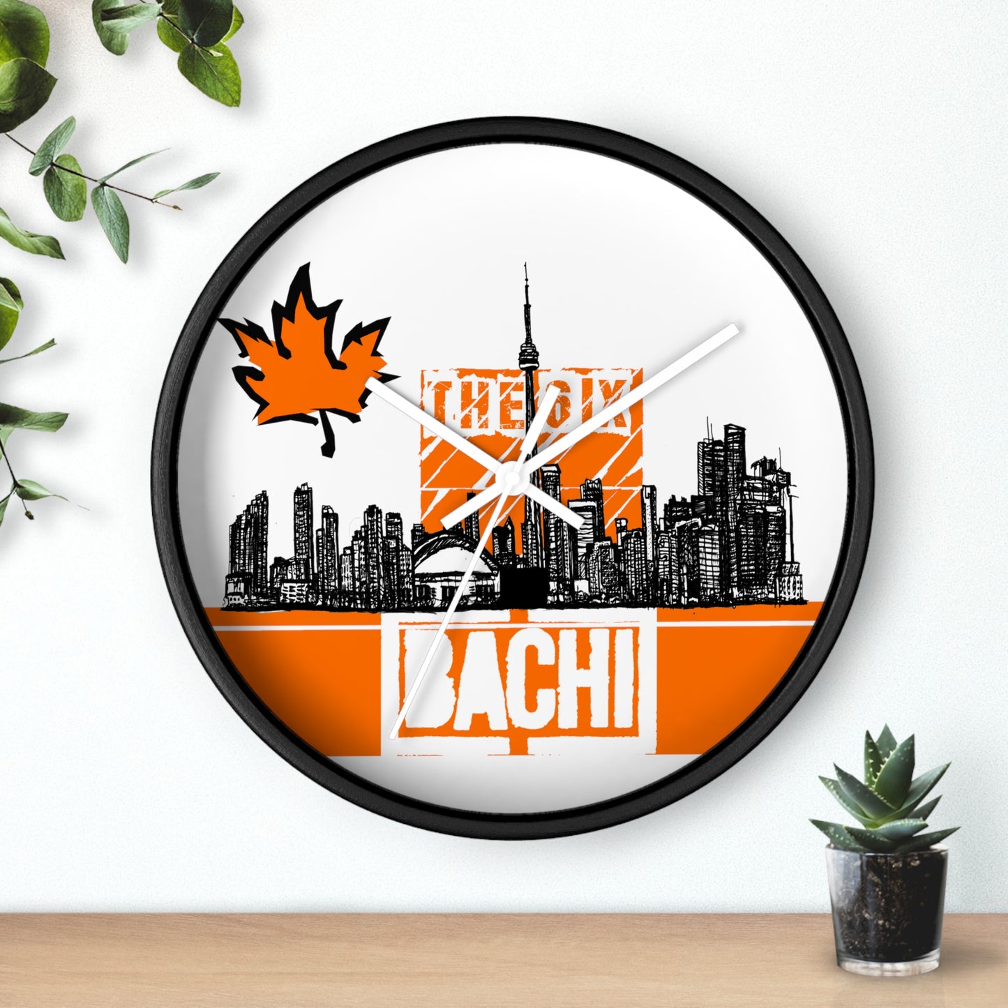 Wall clock Bachi 6ix Skyline