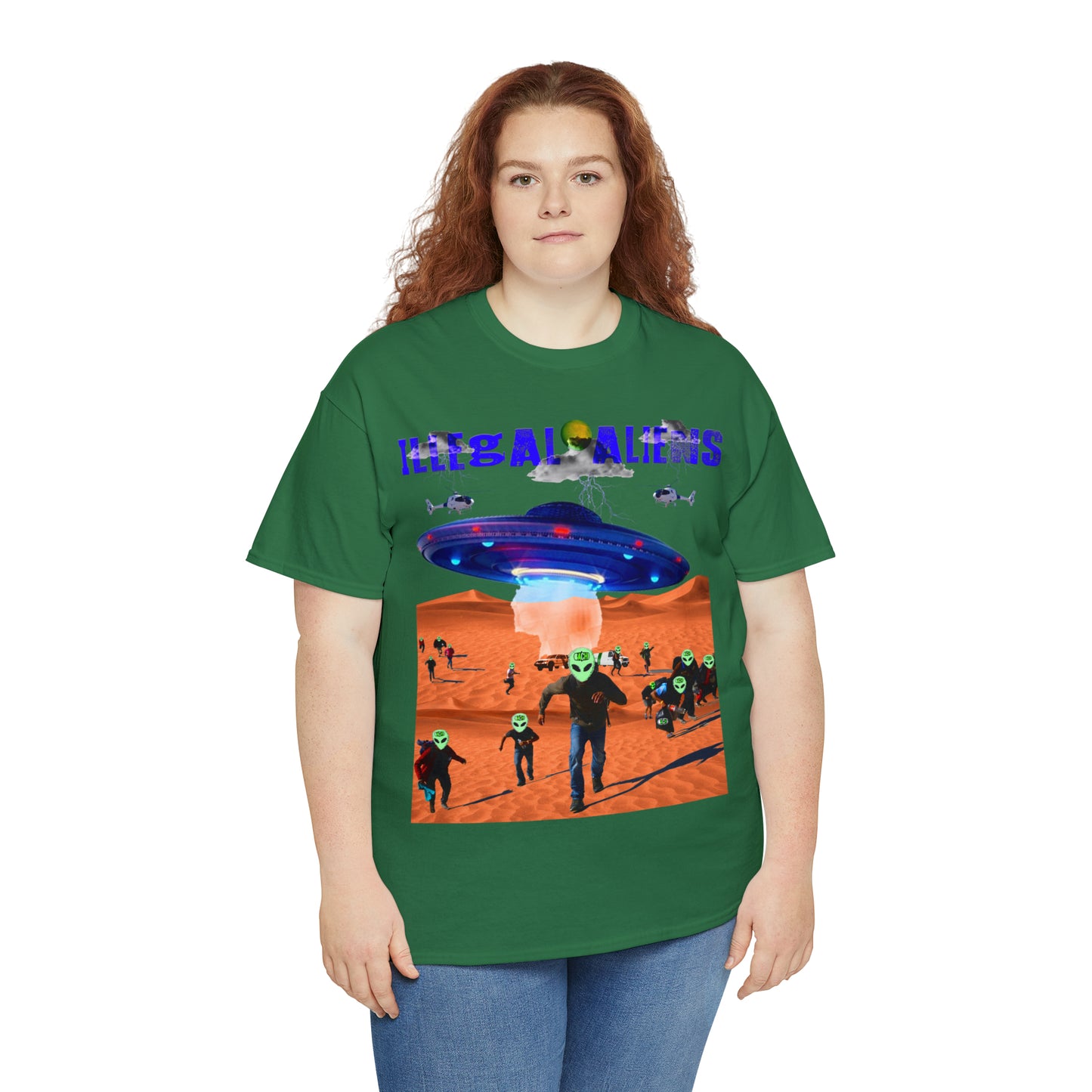 Unisex T-Shirt Illegal Aliens Alien Invasion