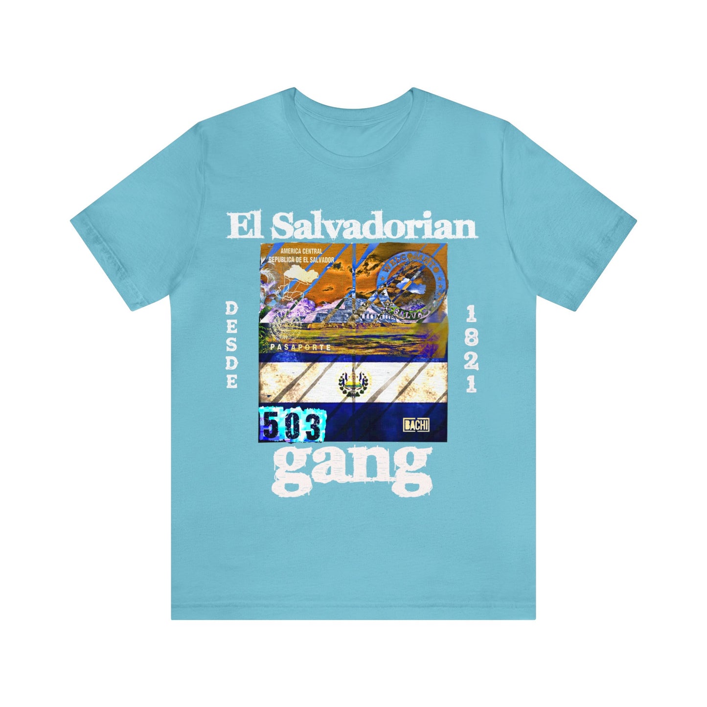 Unisex T-shirt El Salvadorian Gang Rep Your Country