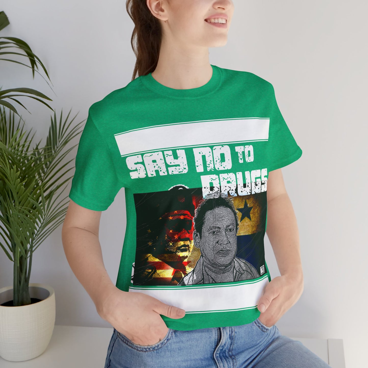 Unisex T-Shirt Manuel Noriega Say No To Drugs