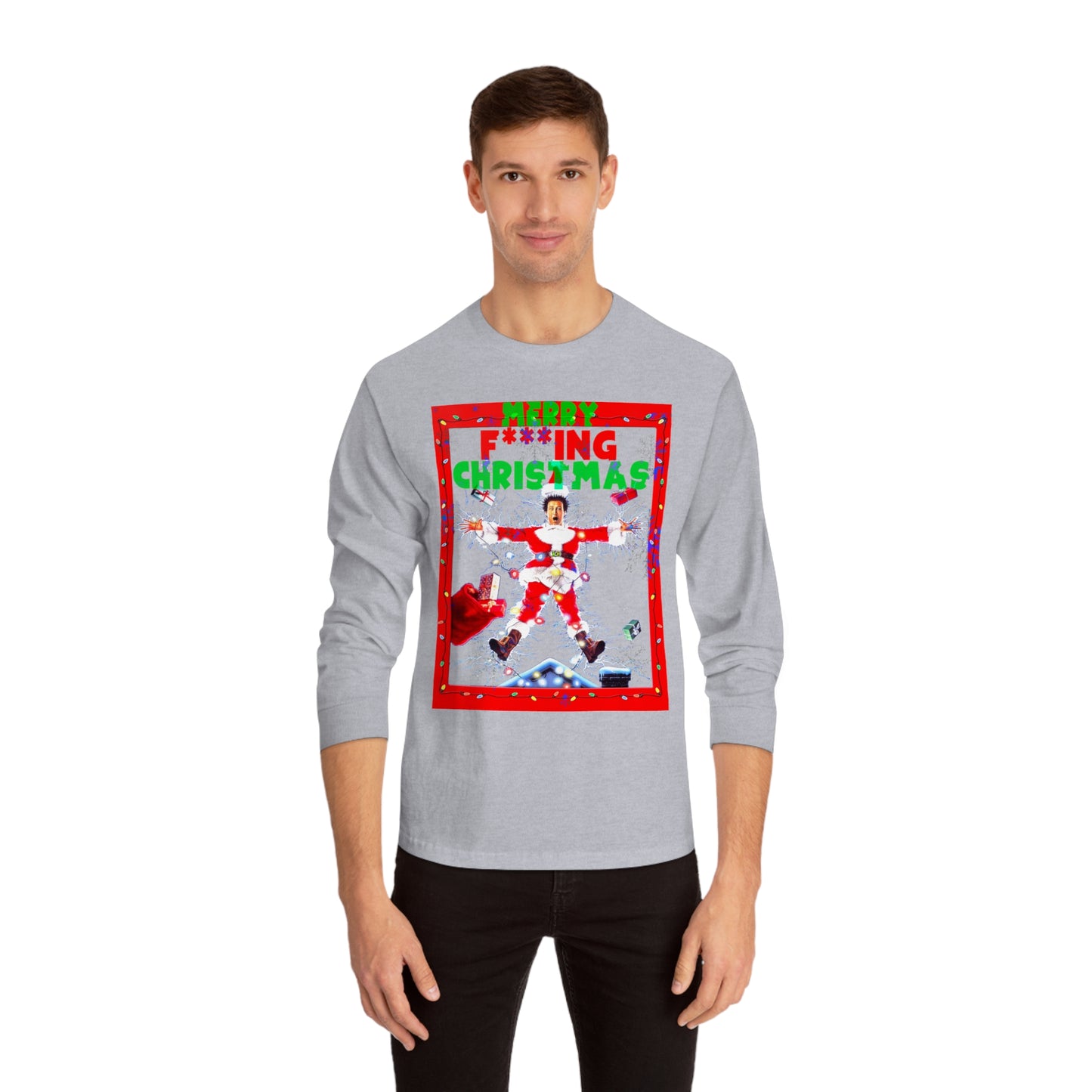 Unisex Long Sleeve T-Shirt Merry F****ng Christmas