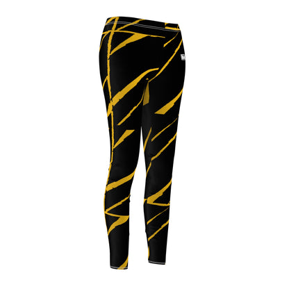 Women's Casual Leggings Bachi Black And Yellow