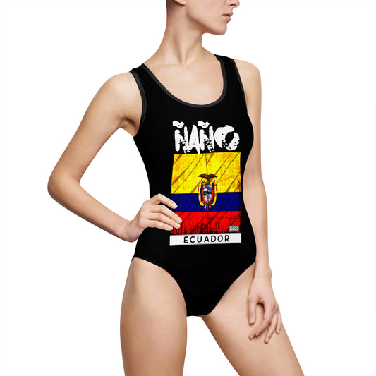 Women's Classic One-Piece Swimsuit  Ñaño Ecuador