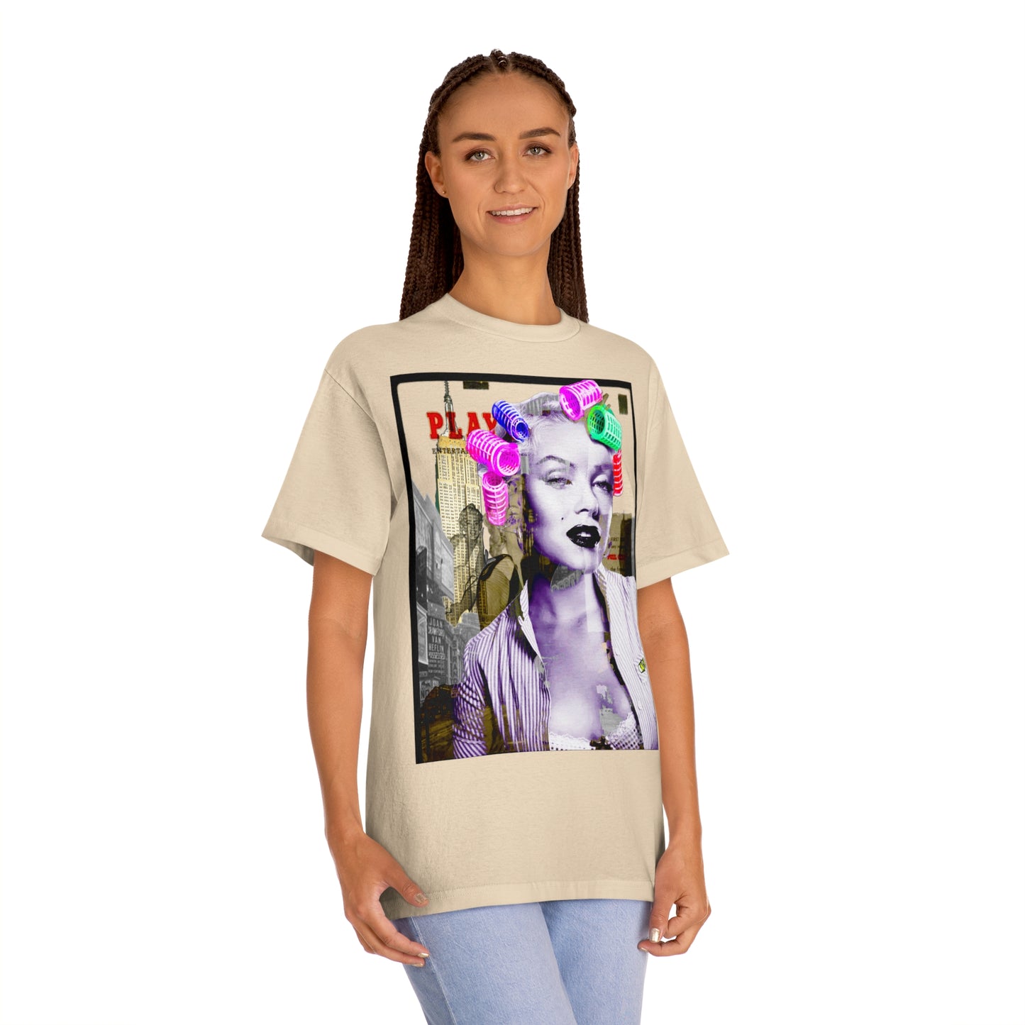 Unisex T-shirt Marilyn Monroe Rollers