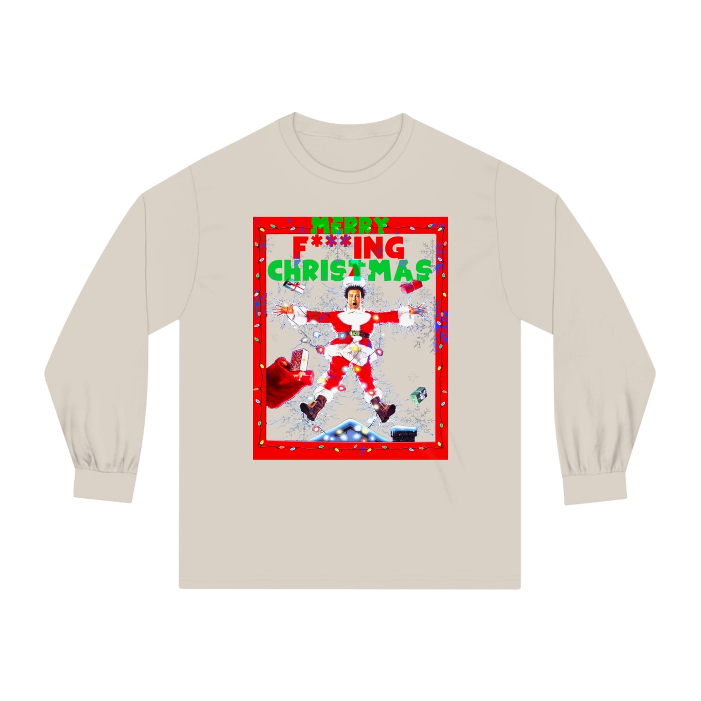 Unisex Long Sleeve T-Shirt Merry F****ng Christmas