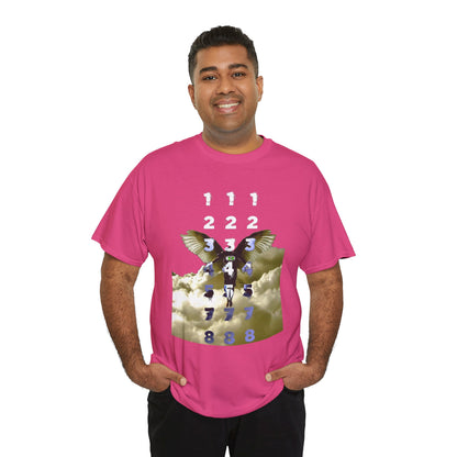 Unisex T-Shirt with Angel Numbers Paint