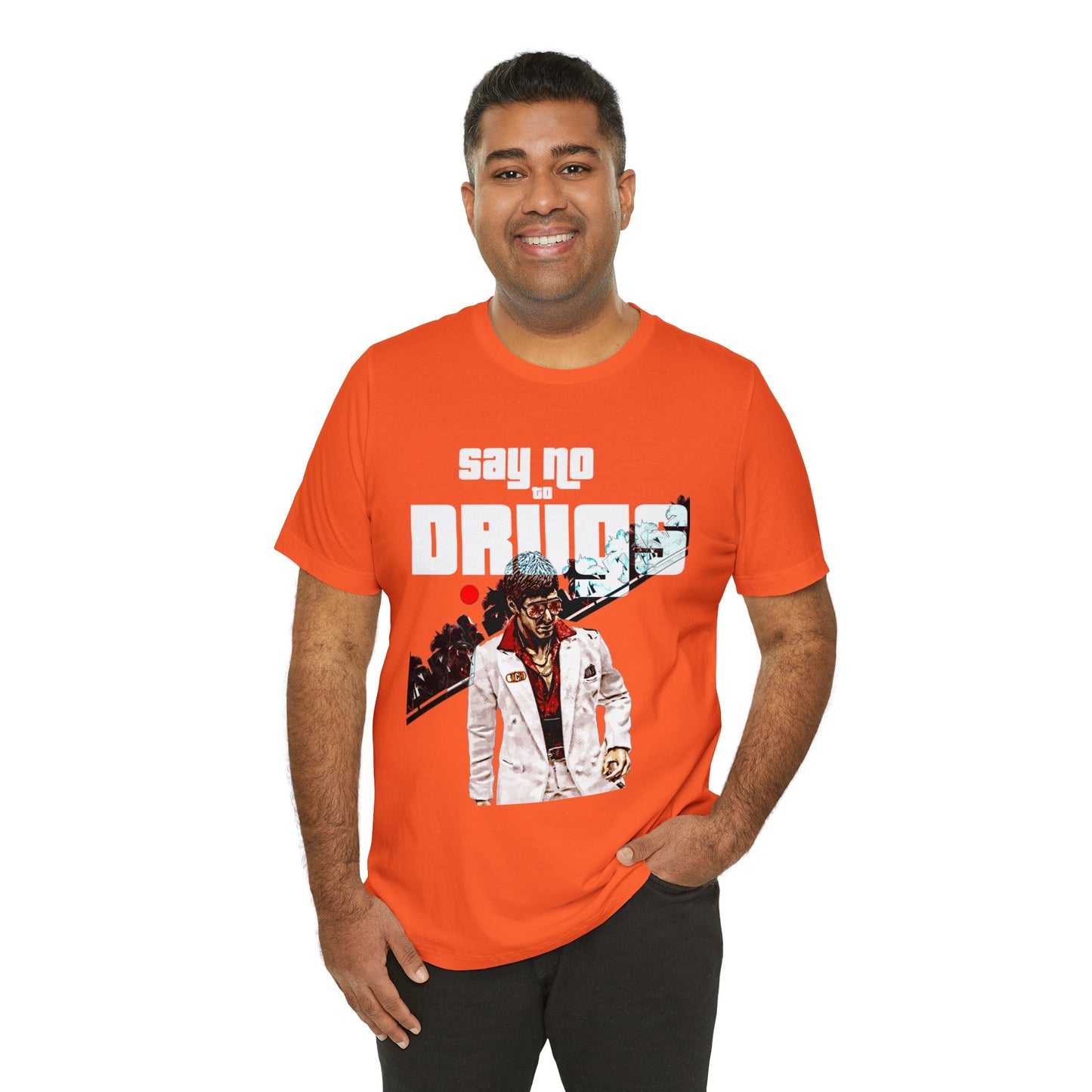 Unisex T-shirt Say No To Drugs Scarface 2