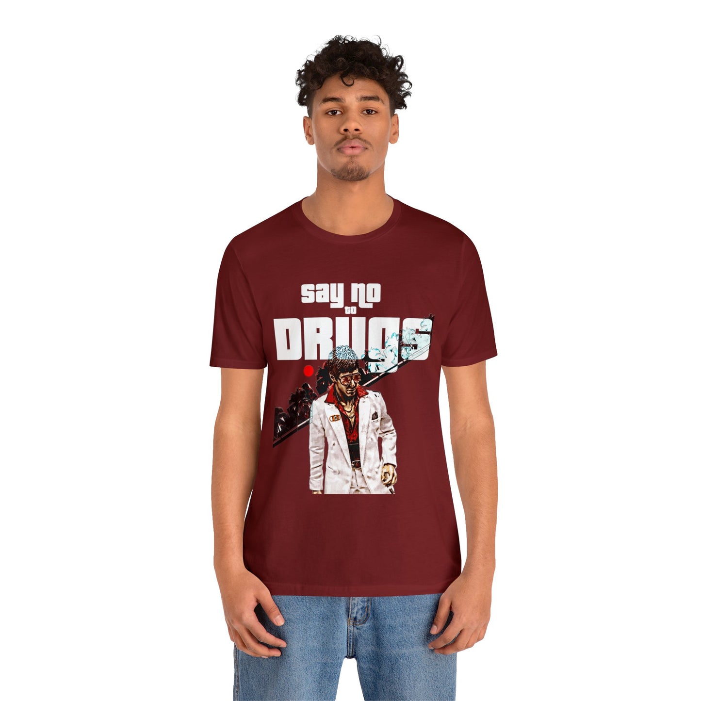 Unisex T-shirt Say No To Drugs Scarface 2