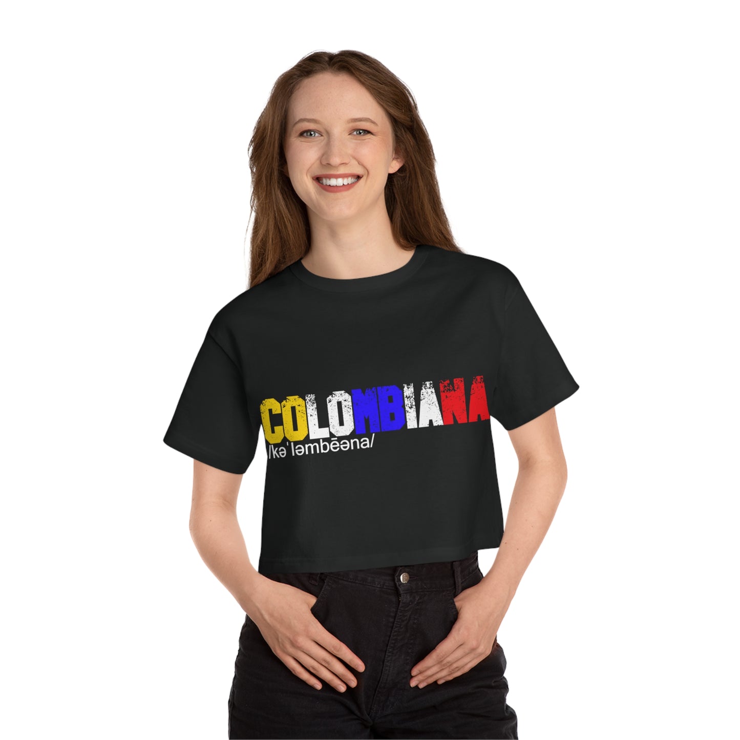 Women's Crop Top Colombiana