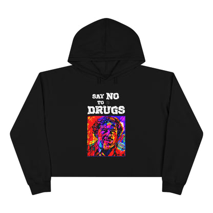 Women Crop Hoodie Pablo Escobar Say No To Drugs