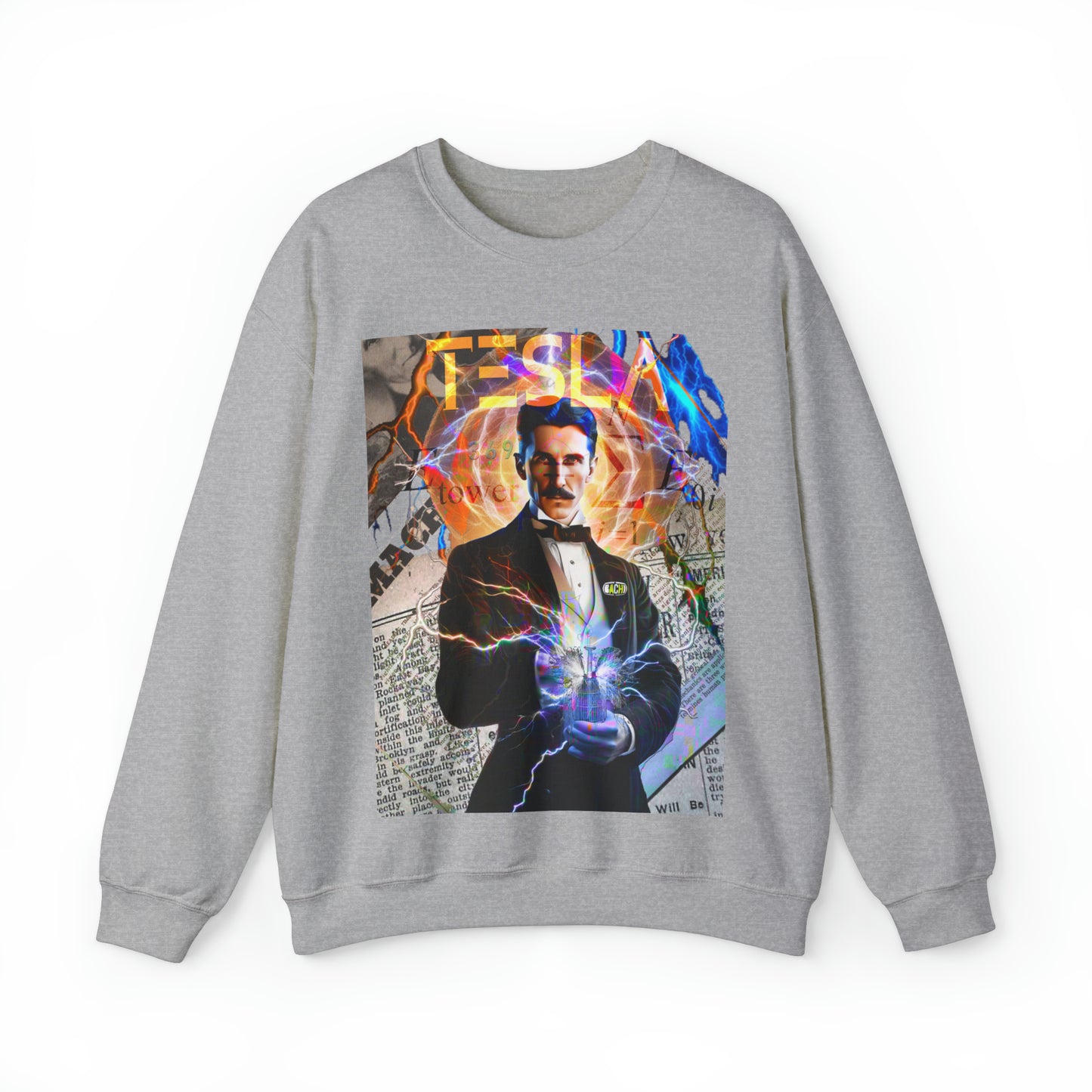 Unisex Crewneck Sweatshirt Nikola Tesla