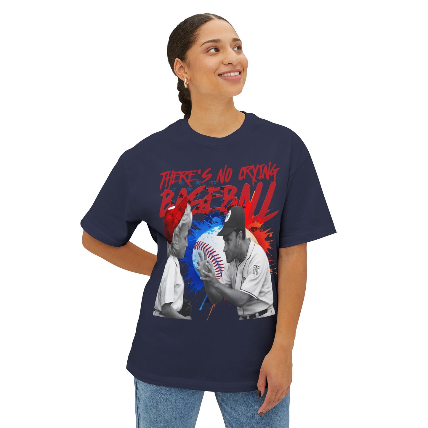 A League of Their Own Baseball Tee — Movie Quote Oversized Tee