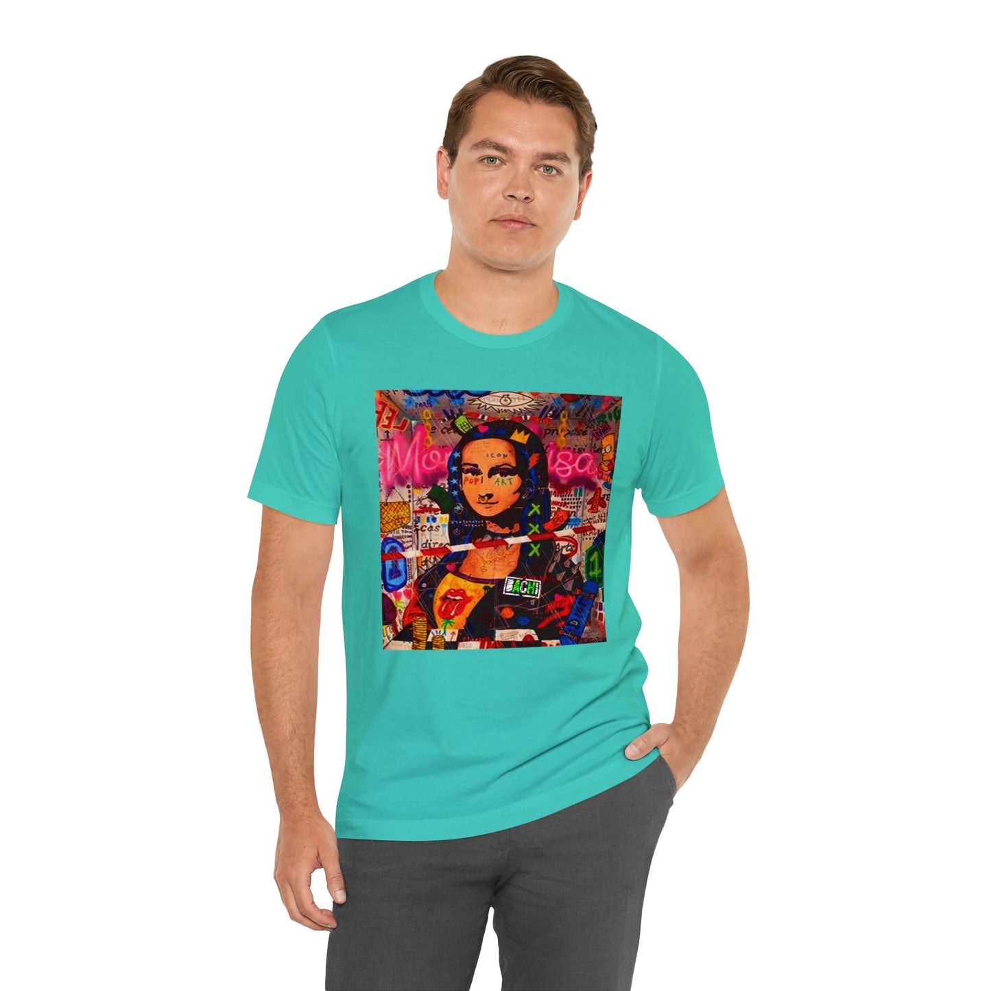 Unisex T-shirt Bachi Monalisa