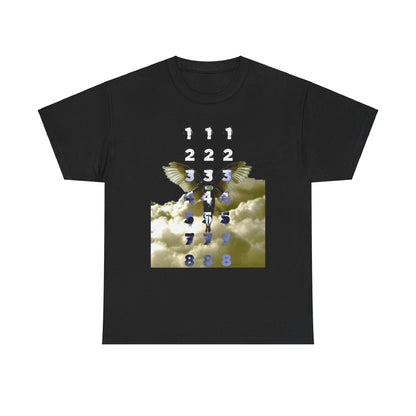 Unisex T-Shirt with Angel Numbers Paint