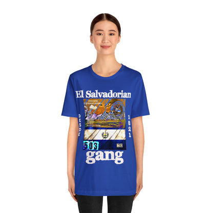 Unisex T-shirt El Salvadorian Gang Rep Your Country