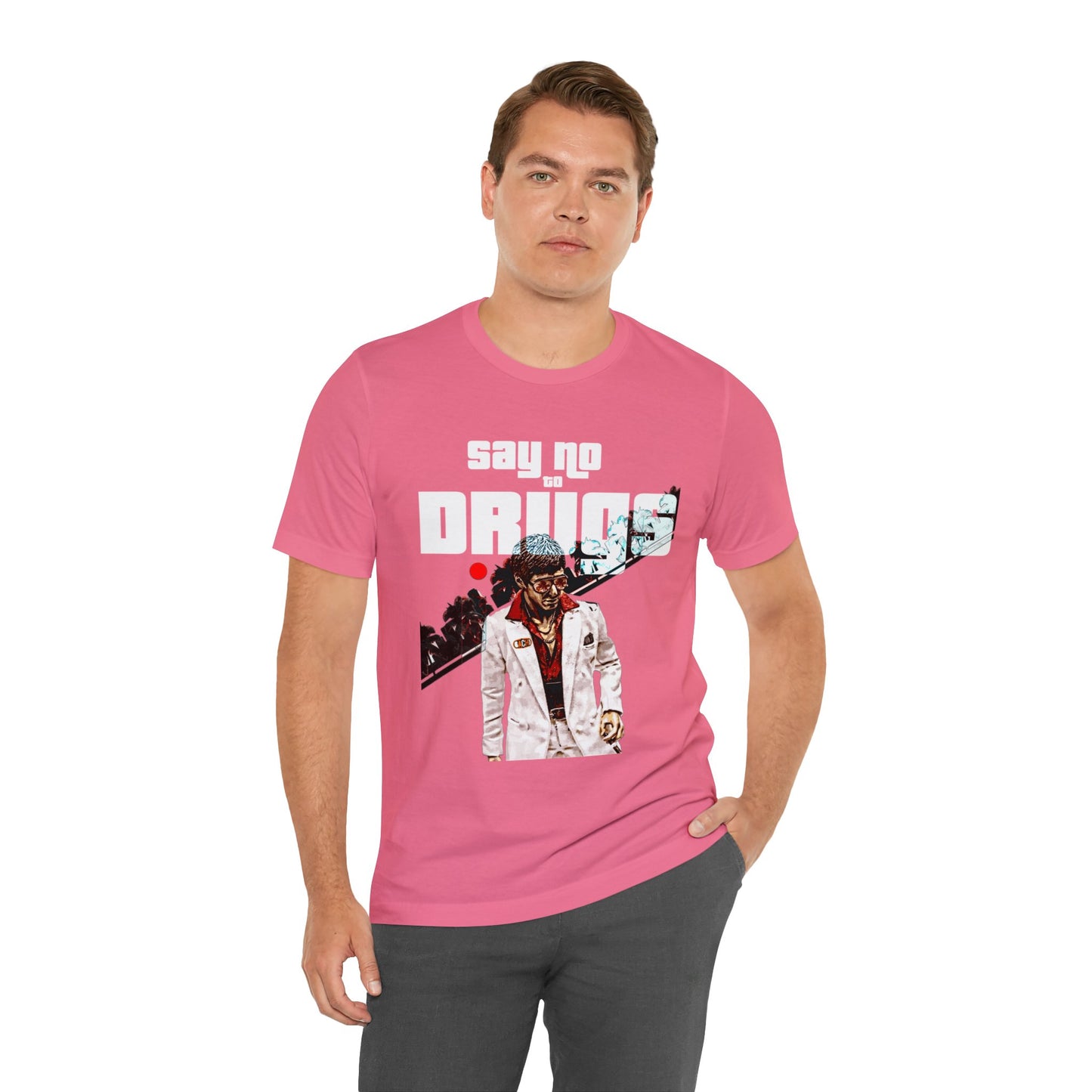 Unisex T-shirt Say No To Drugs Scarface 2