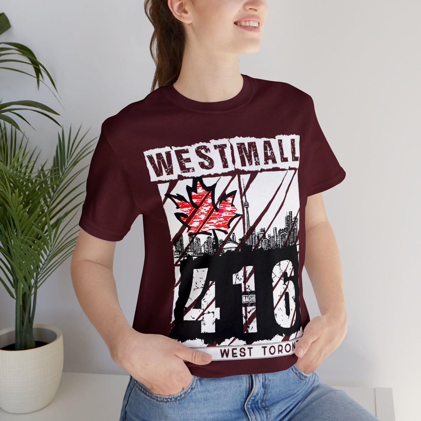 Unisex T-shirt Rep Your City  The West Mall