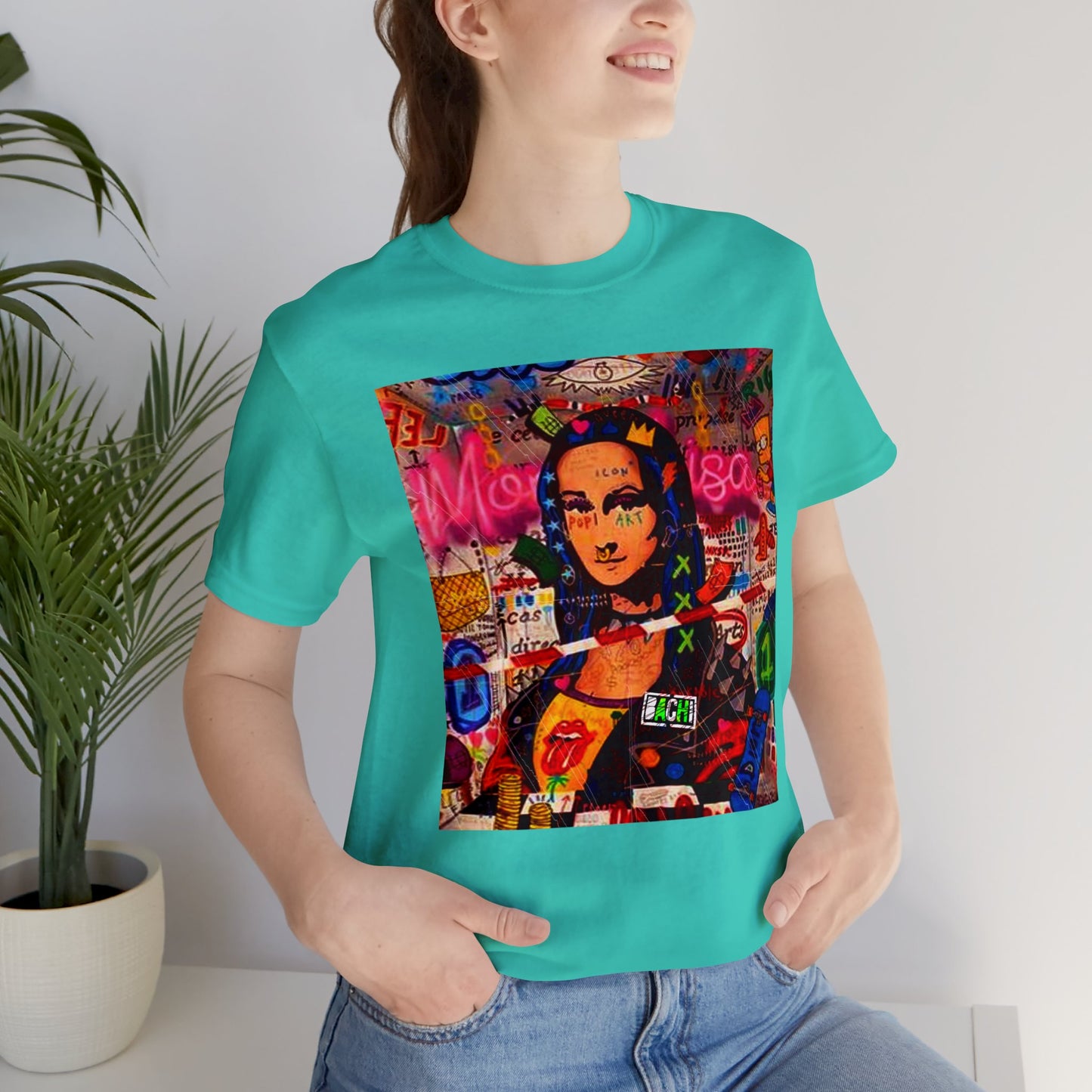 Unisex T-shirt Bachi Monalisa