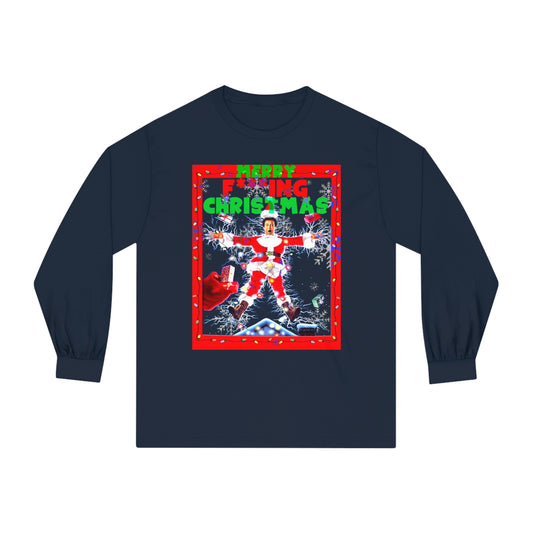 Unisex  Long Sleeve T-Shirt Merry F****ng Christmas