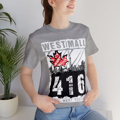 Unisex T-shirt Rep Your City  The West Mall