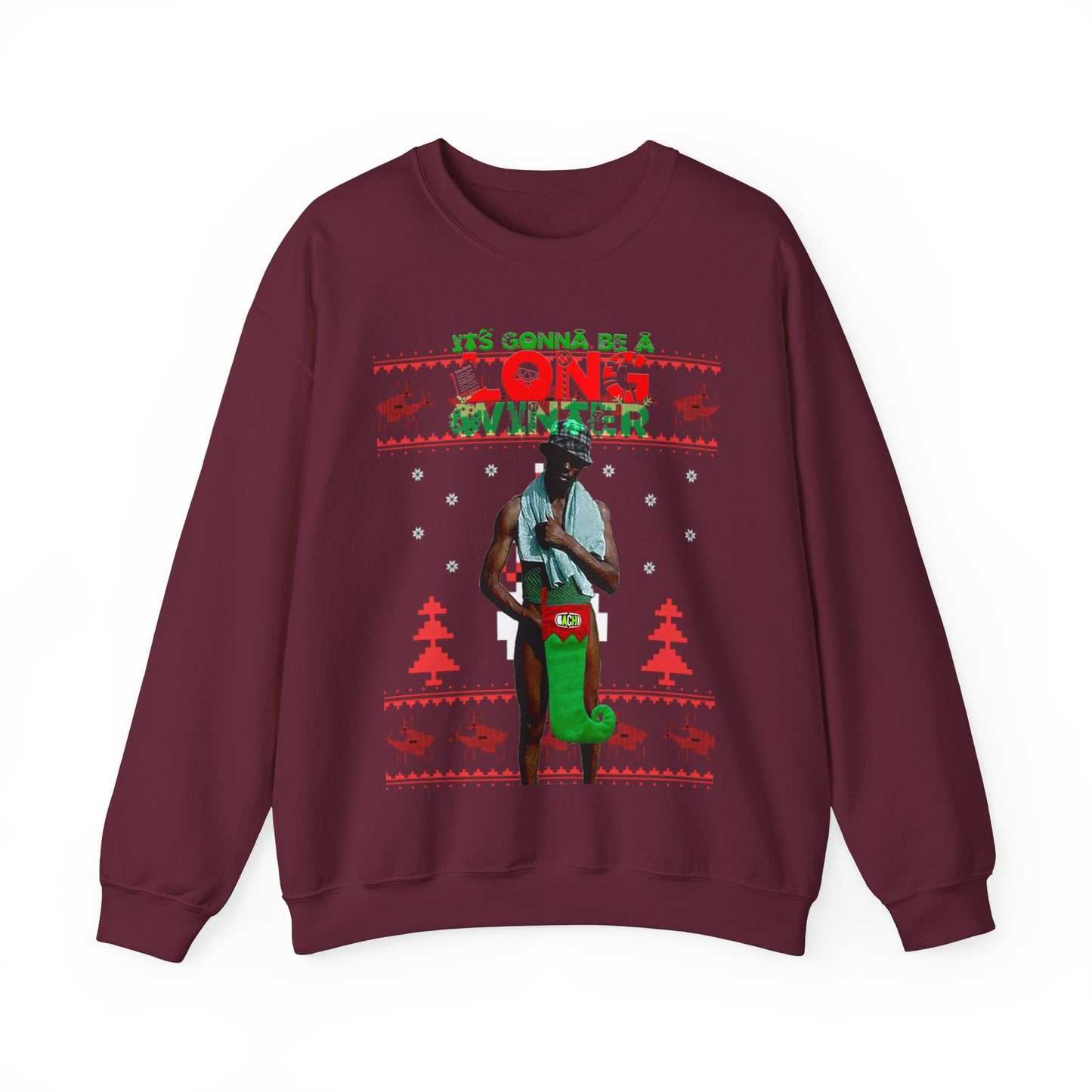 Unisex Ugly Christmas Sweater Long Winter Moreno de Whatsapp