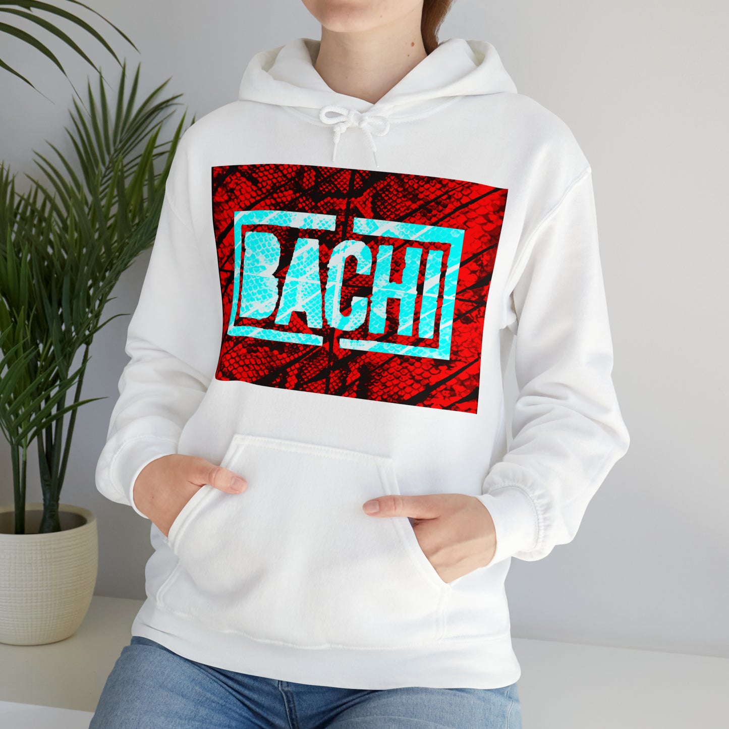 Unisex Sweatshirt Bachi Snake Skin Print