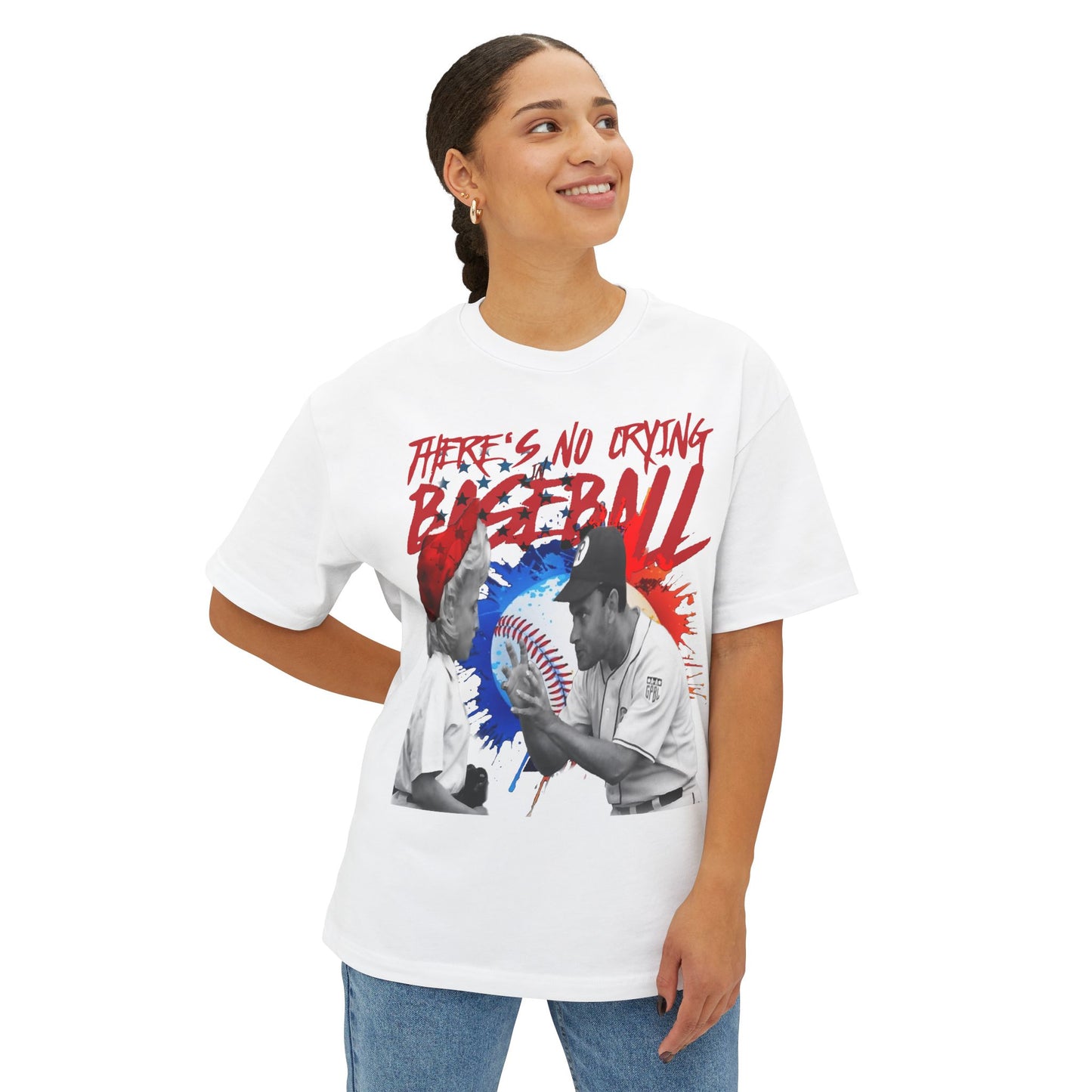 A League of Their Own Baseball Tee — Movie Quote Oversized Tee