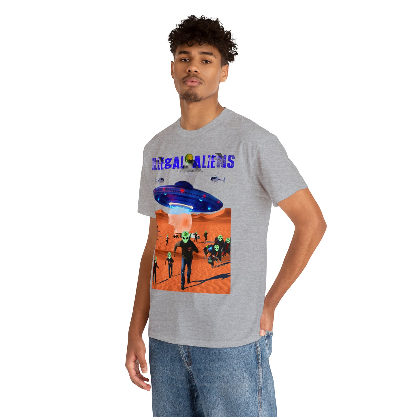 Unisex T-Shirt Illegal Aliens Alien Invasion