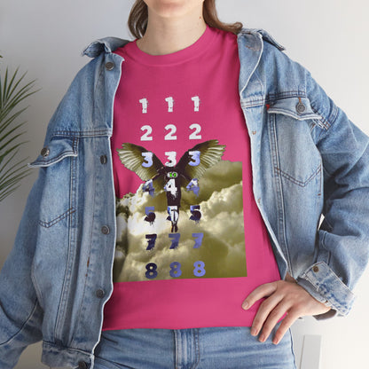 Unisex T-Shirt with Angel Numbers Paint