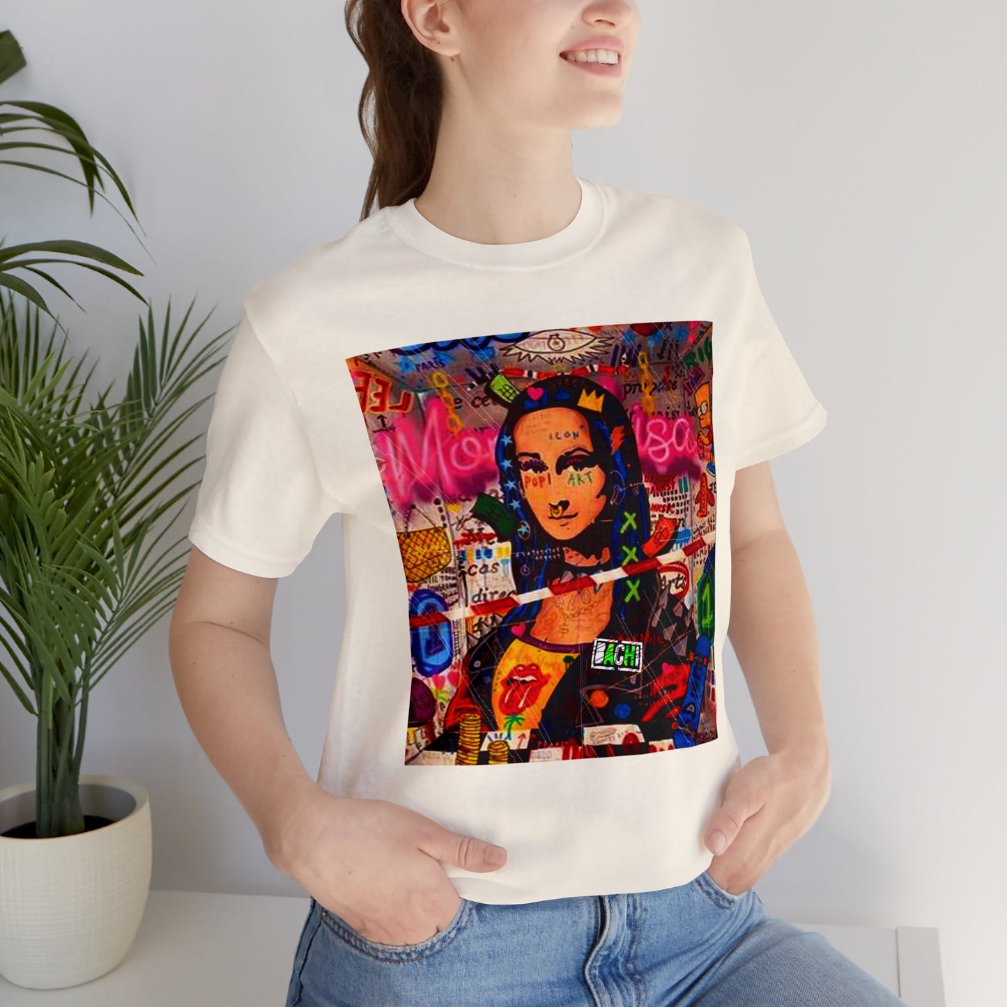 Unisex T-shirt Bachi Monalisa