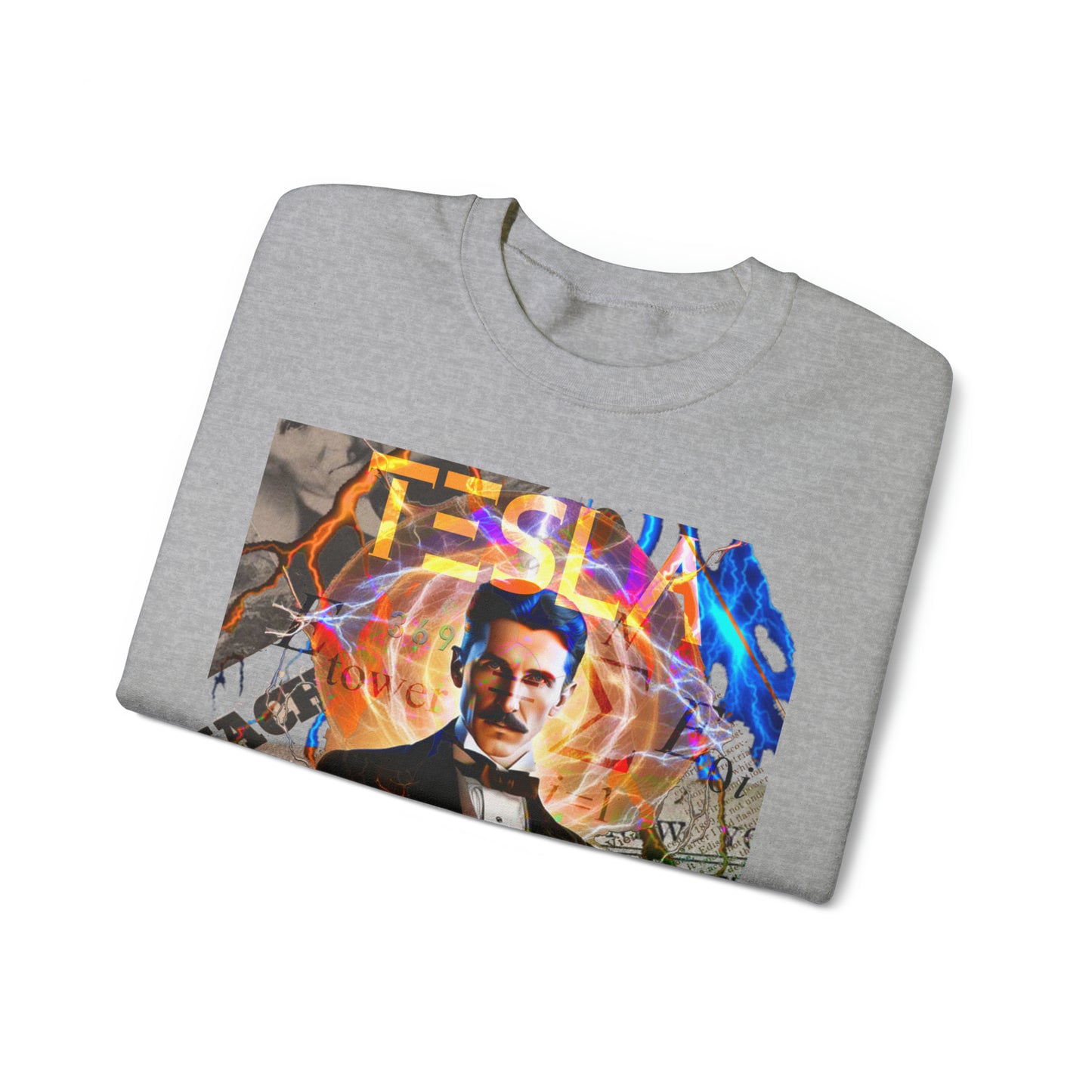 Unisex Crewneck Sweatshirt Nikola Tesla