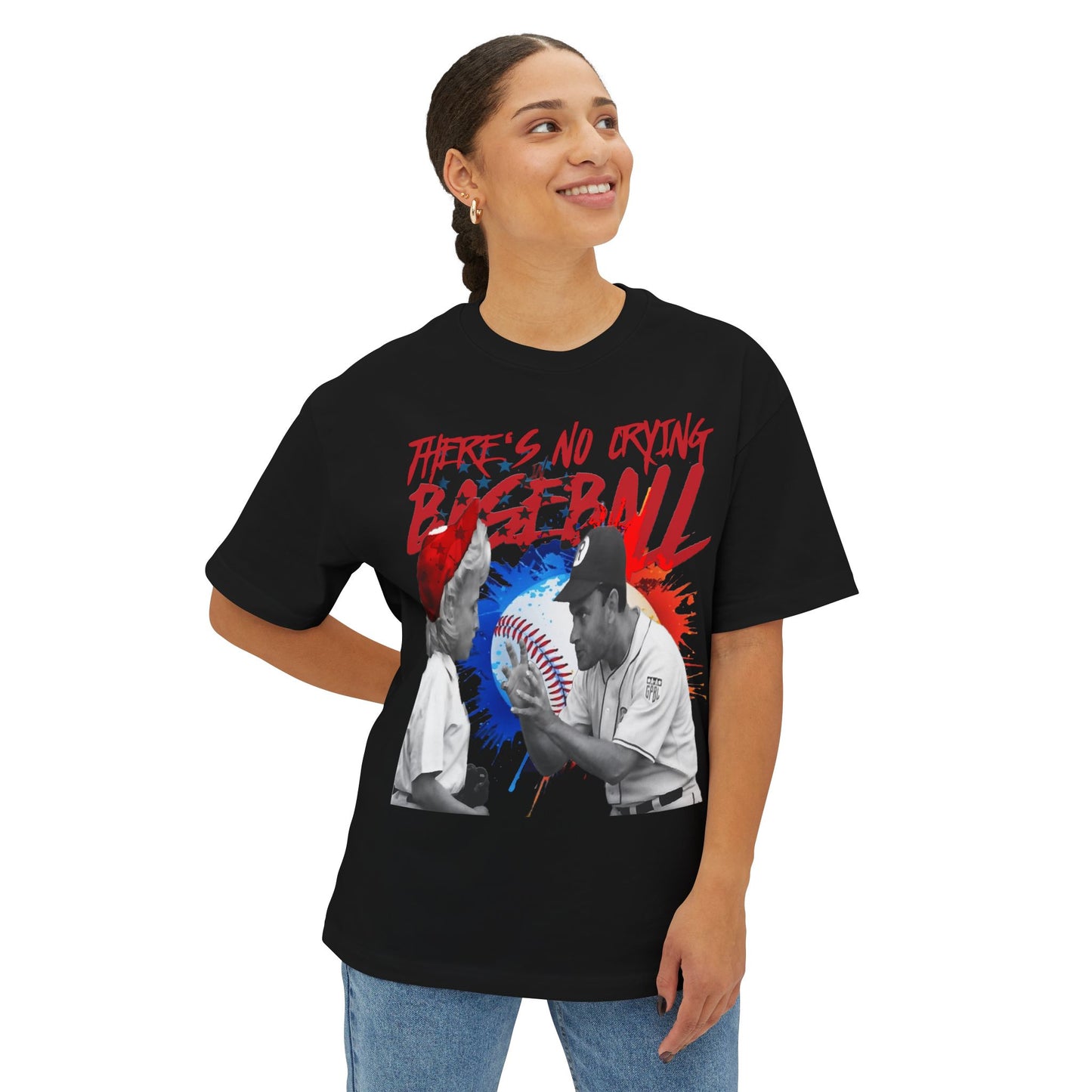 A League of Their Own Baseball Tee — Movie Quote Oversized Tee