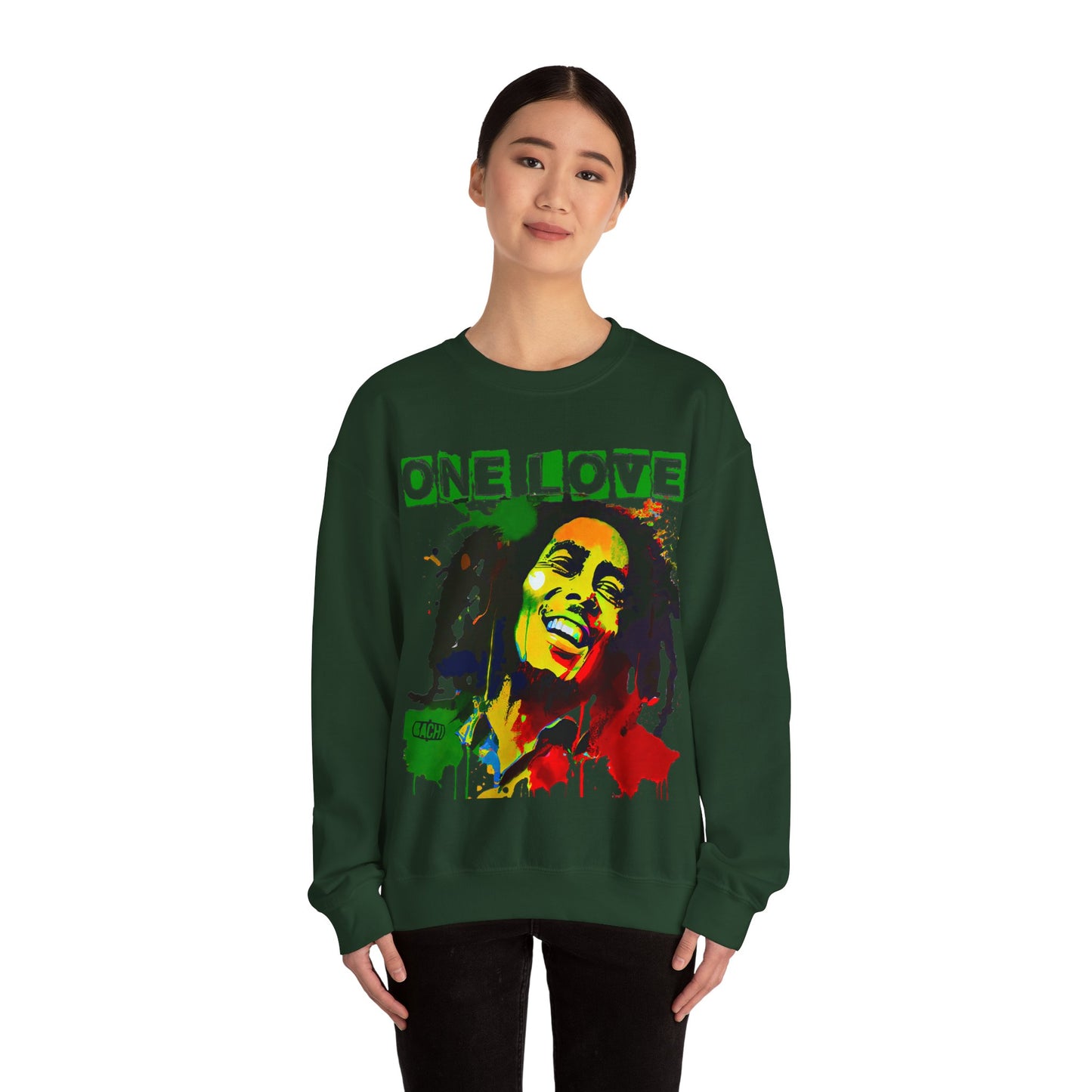 Unisex Sweatshirt Bob Marley One Love