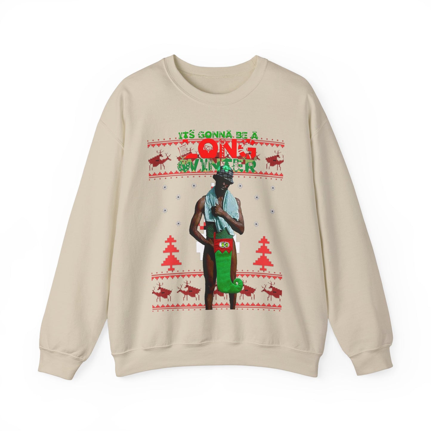 Unisex Ugly Christmas Sweater Long Winter Moreno de Whatsapp