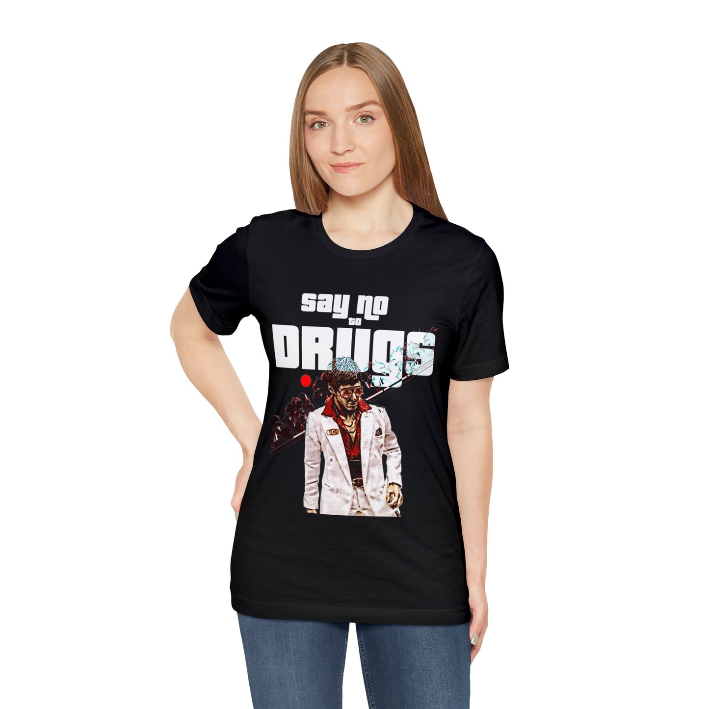 Unisex T-shirt Say No To Drugs Scarface 2