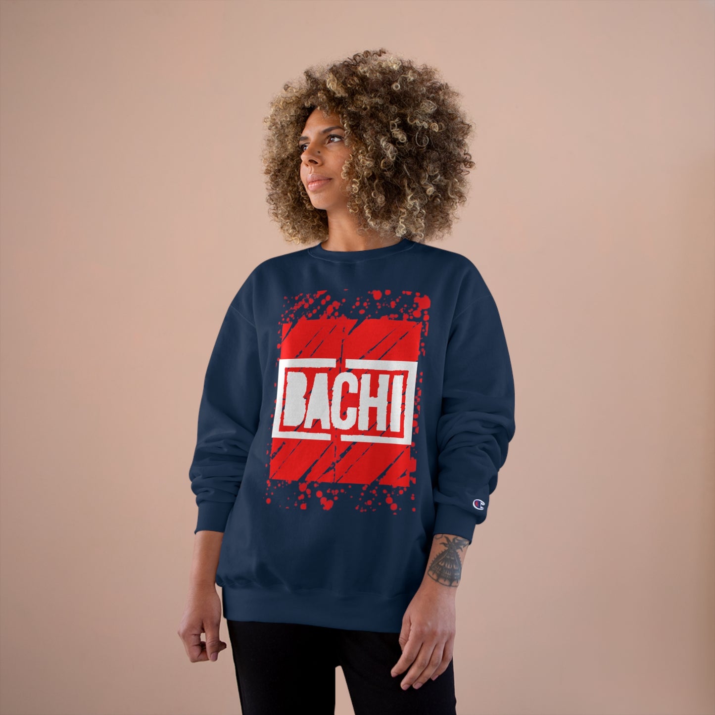 Unisex Long Sleeve Sweatshirt Bachi Red Dream