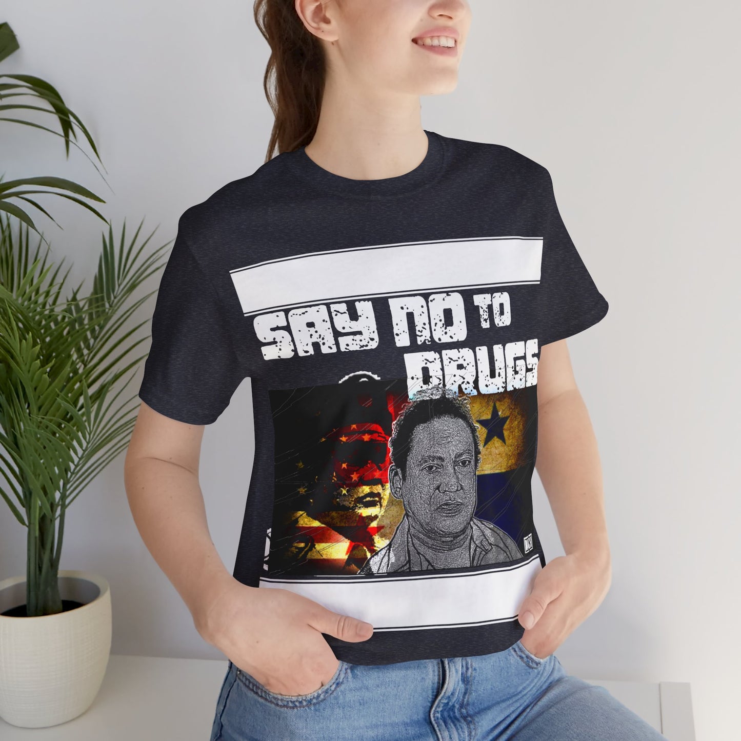 Unisex T-Shirt Manuel Noriega Say No To Drugs