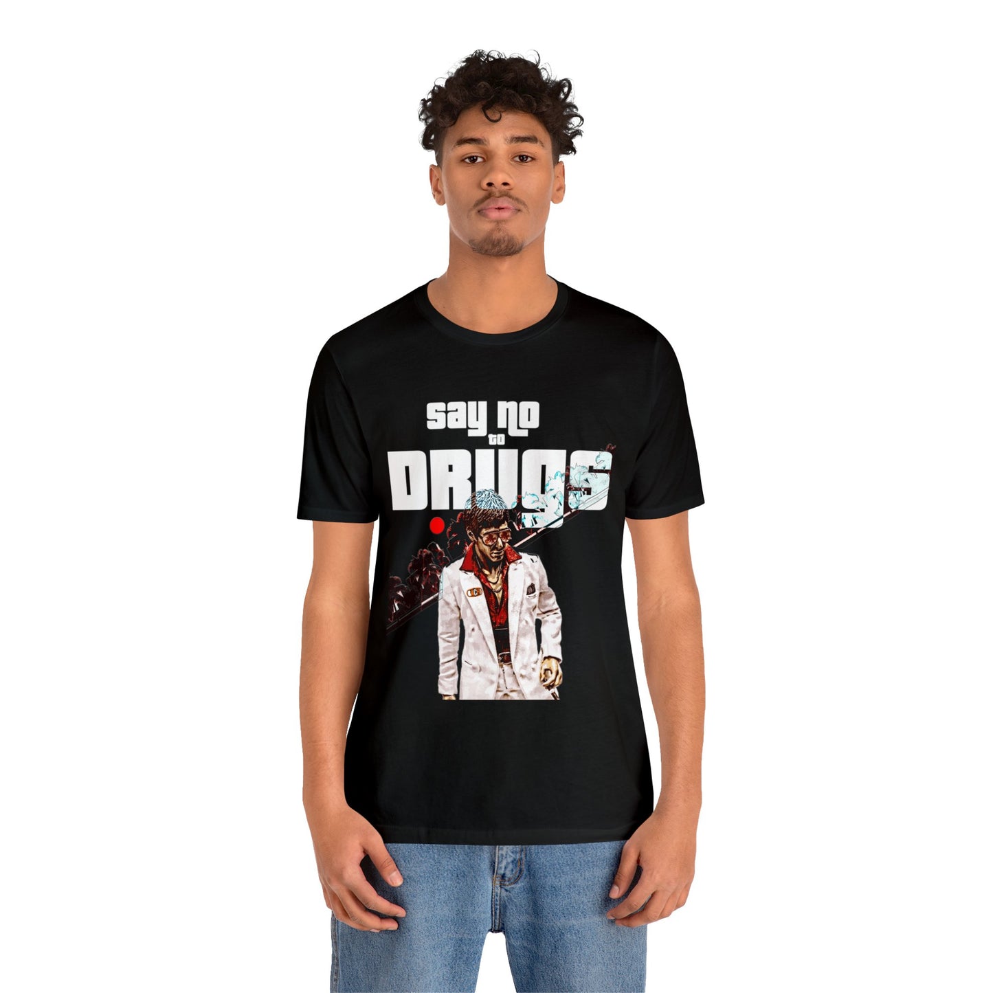 Unisex T-shirt Say No To Drugs Scarface 2