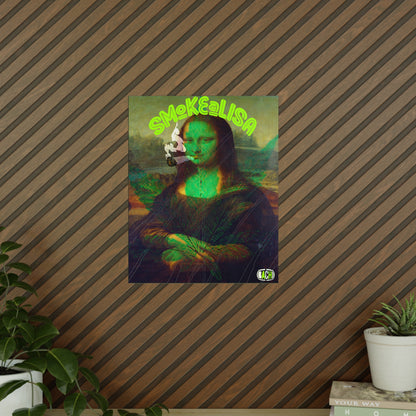 Photopaper Posters SmokeALisa MonaLisa