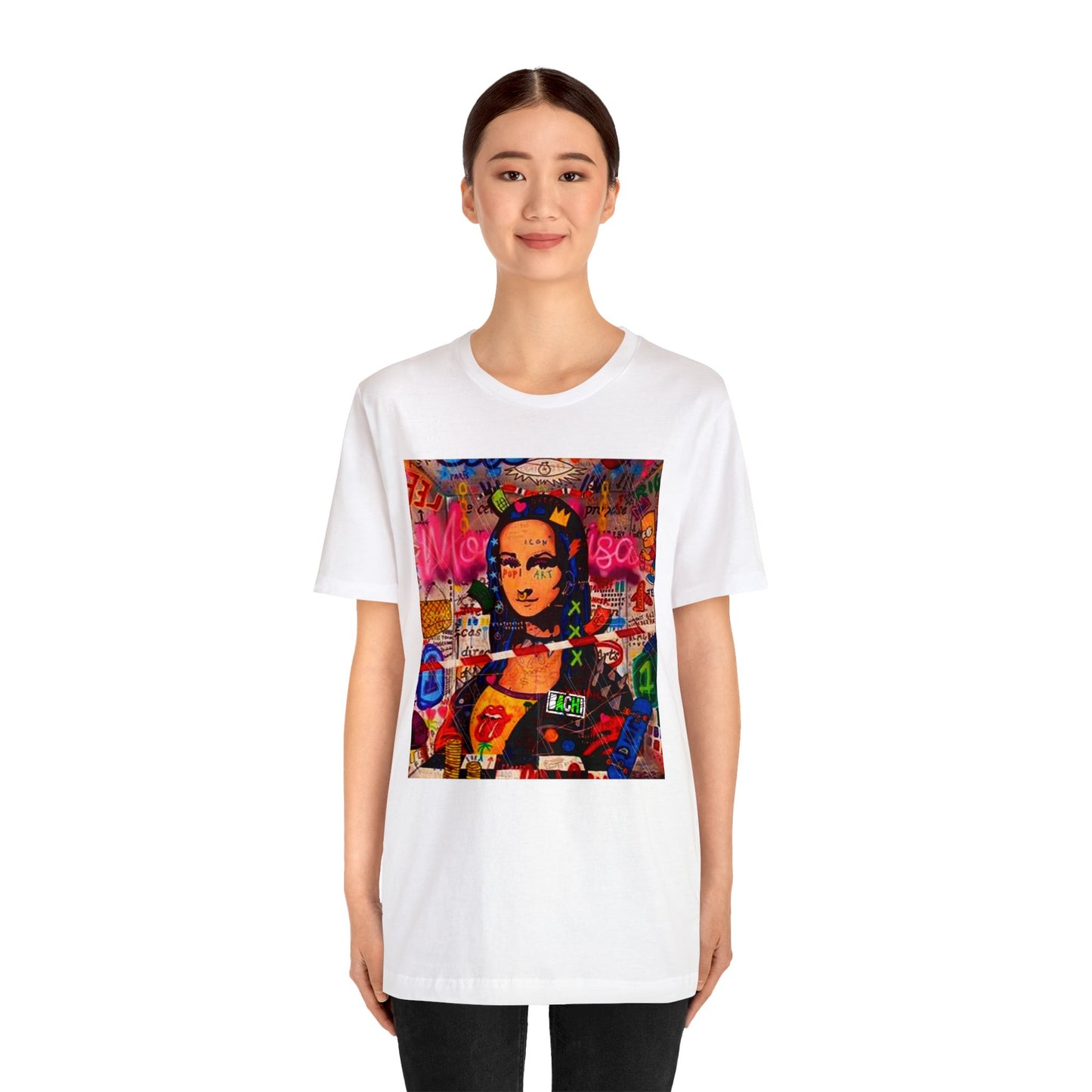 Unisex T-shirt Bachi Monalisa