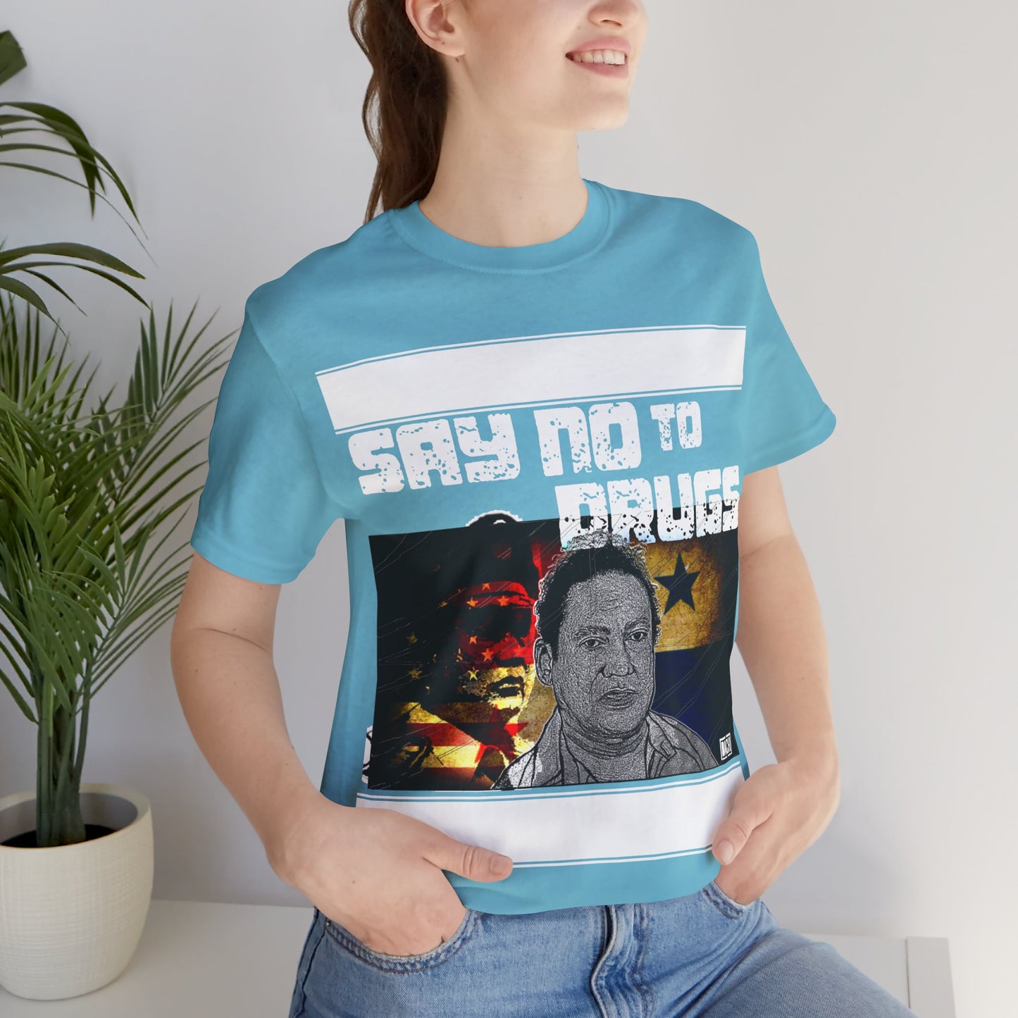 Unisex T-Shirt Manuel Noriega Say No To Drugs