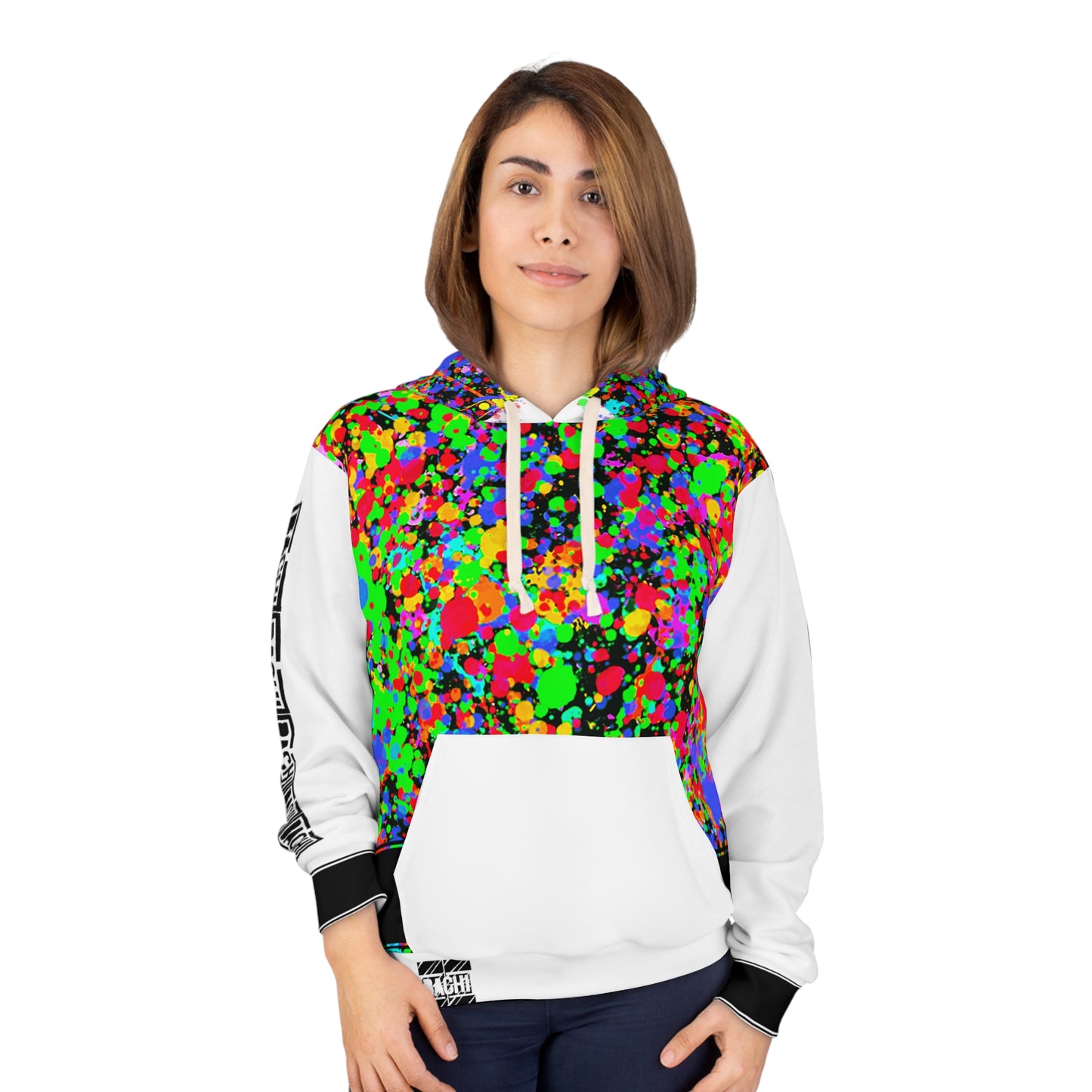 Unisex Pullover Hoodie Bachi Cross Color