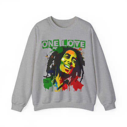 Unisex Sweatshirt Bob Marley One Love