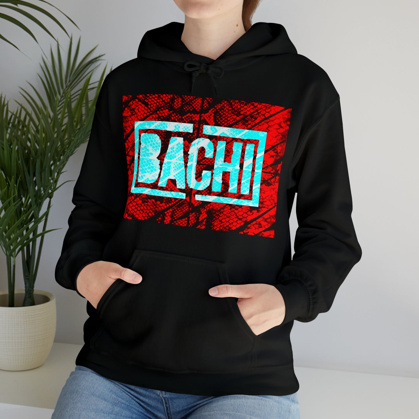 Unisex Sweatshirt Bachi Snake Skin Print